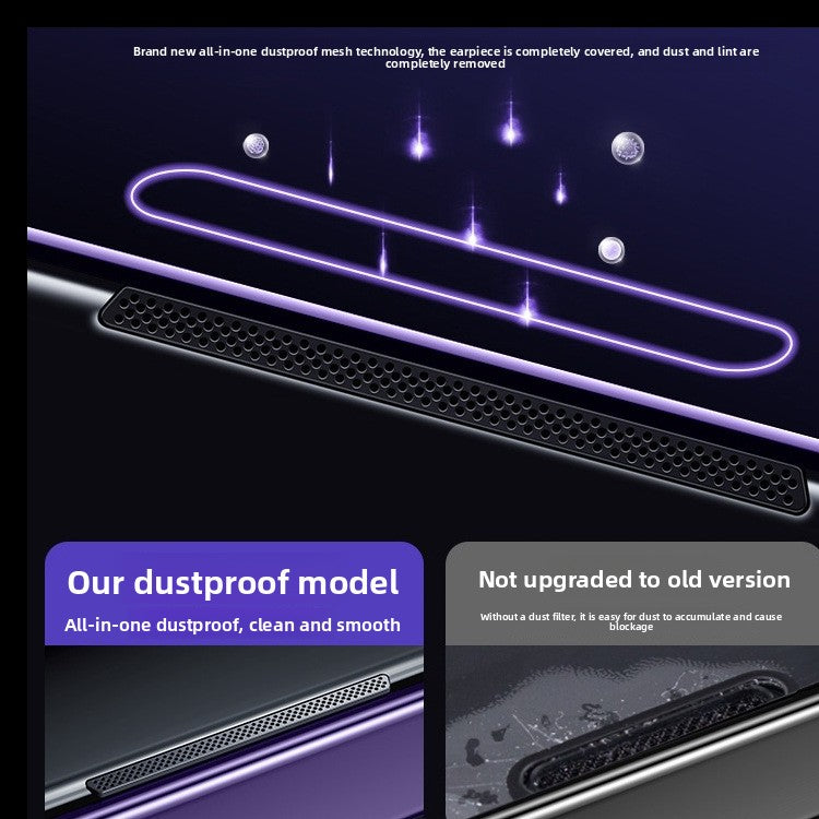 Tempered glass screen protector, full-screen privacy protection, blue light reduction