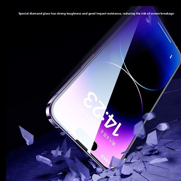 Tempered glass screen protector, full-screen privacy protection, blue light reduction